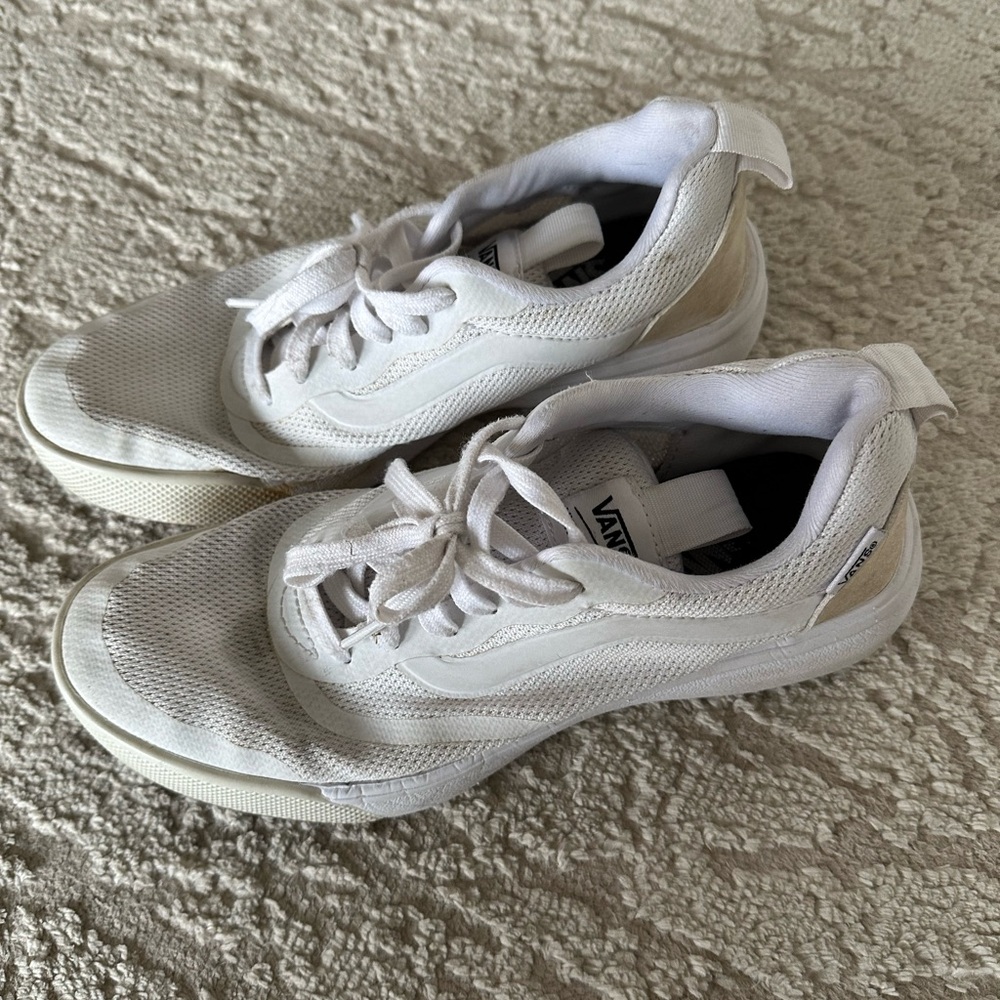 Vans Classic White Mesh Sneakers